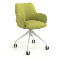 Meeting chair with castors...