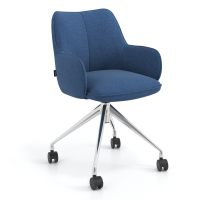 Meeting chair with castors...