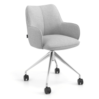 Meeting chair with castors...