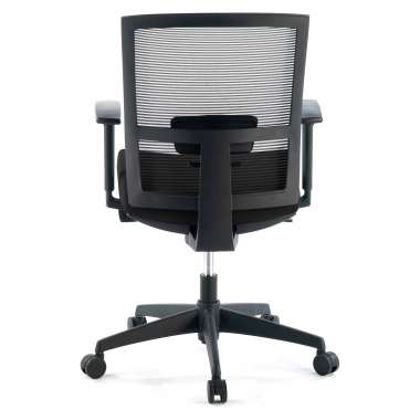 ergonomic chair black black frame mesh 1d adjustable armrests lumbar support 7