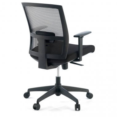 ergonomic chair black black frame mesh 1d adjustable armrests lumbar support 6