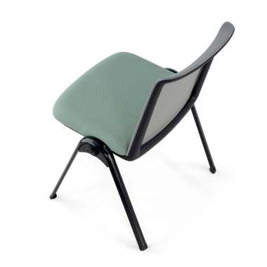 visitor chair green dora mesh no armrests 9
