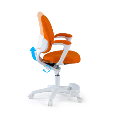 junior chair orange mickey fabric fixed armrests 3