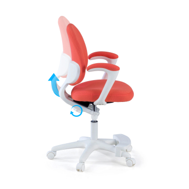 junior chair rose mickey fabric fixed armrests 3