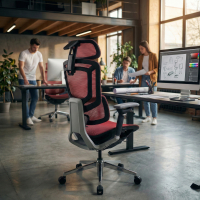 Valkyr Ergonomic Office Chair, self-adjusting backrest