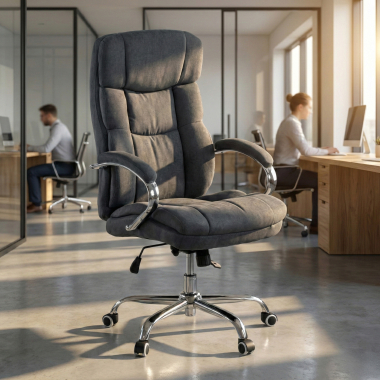 office chair black harmony fabric upholstered armrests 2