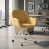 Meeting chair with castors...