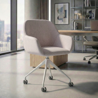 Meeting chair with castors...