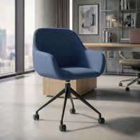 Meeting chair with castors...
