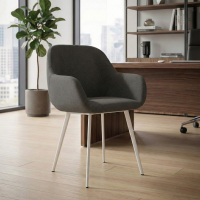 Conference chair Greta, 4 legs, upholstered armrests