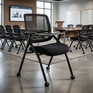 chair with writing tablet black with writing tablet casters mesh movable armrests 2