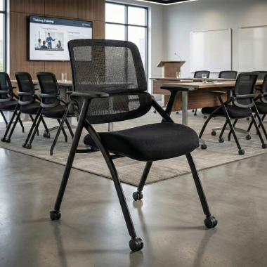 chair with writing tablet black chair with casters mesh movable armrests 2