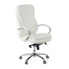 Athens office chair, Made of steel and leather
