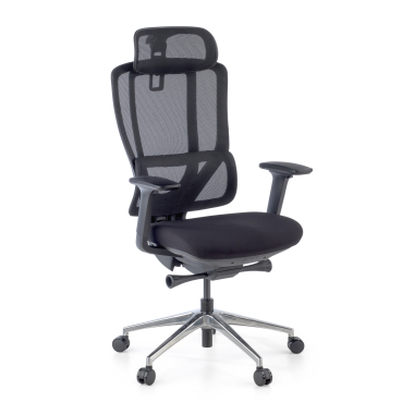 ergonomic chair black aeroflow black frame mesh 3d adjustable armrests double lumbar support headrest 1
