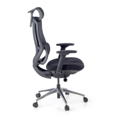 ergonomic chair black aeroflow black frame mesh 3d adjustable armrests double lumbar support headrest 9