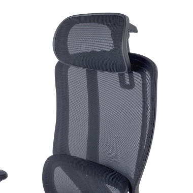 ergonomic chair black aeroflow black frame mesh 3d adjustable armrests double lumbar support headrest 10