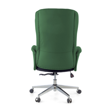 office chair green ankara synthetic leather upholstered armrests 9