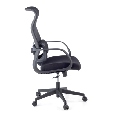office chair black axis mesh fixed armrests 8