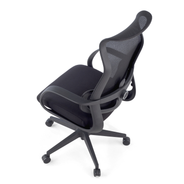 office chair black axis mesh fixed armrests 13