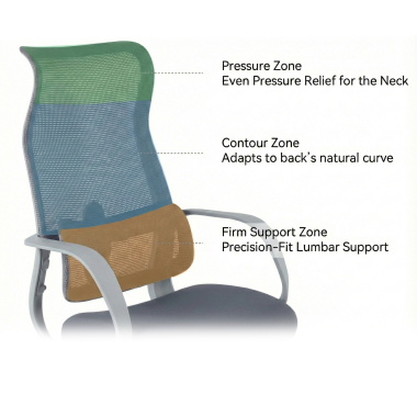 office chair white grey axis mesh fixed armrests 7