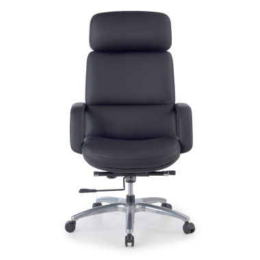 office chair black watson synthetic leather upholstered armrests 3