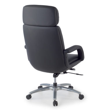 office chair black watson synthetic leather upholstered armrests 9