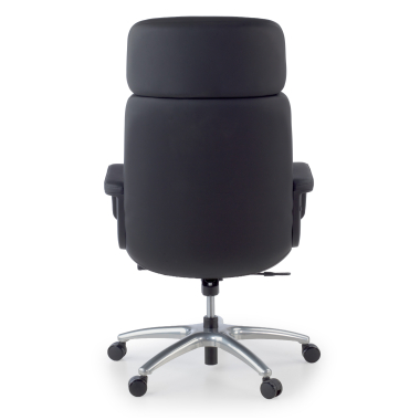 office chair black watson synthetic leather upholstered armrests 8