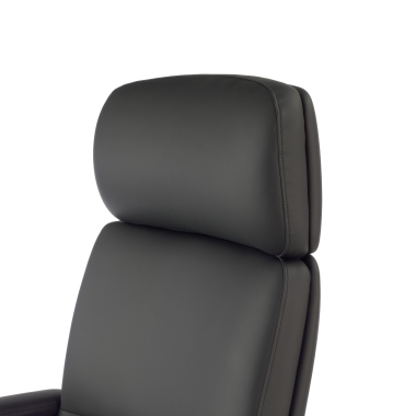 office chair black watson synthetic leather upholstered armrests 6