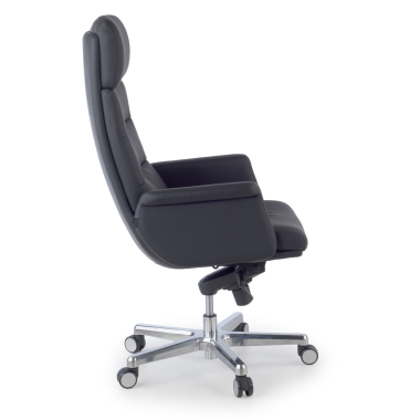 office chair black consul synthetic leather upholstered armrests 5