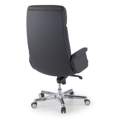 office chair black consul synthetic leather upholstered armrests 9