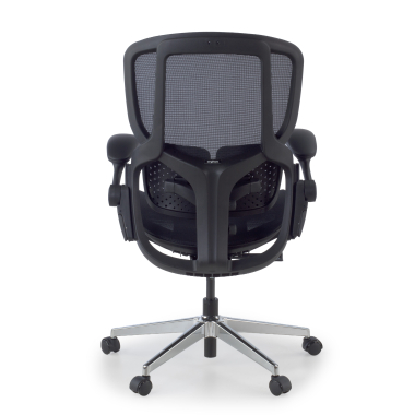 ergonomic chair black erghos one without headrest mesh 3d adjustable armrests double lumbar support 6