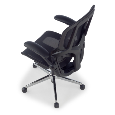 ergonomic chair black erghos one without headrest mesh 3d adjustable armrests double lumbar support 12