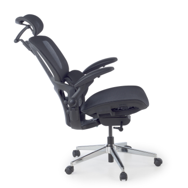 ergonomic chair black erghos one with headrest mesh 3d adjustable armrests double lumbar support headrest 4