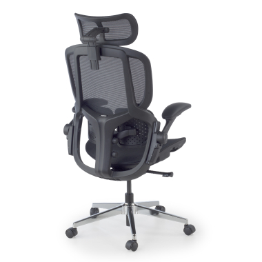 ergonomic chair black erghos one with headrest mesh 3d adjustable armrests double lumbar support headrest 12