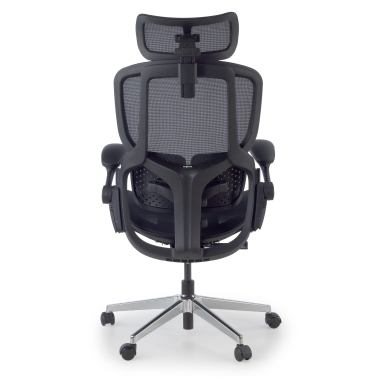 ergonomic chair black erghos one with headrest mesh 3d adjustable armrests double lumbar support headrest 11