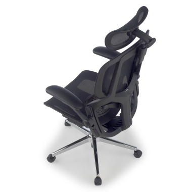 ergonomic chair black erghos one with headrest mesh 3d adjustable armrests double lumbar support headrest 13