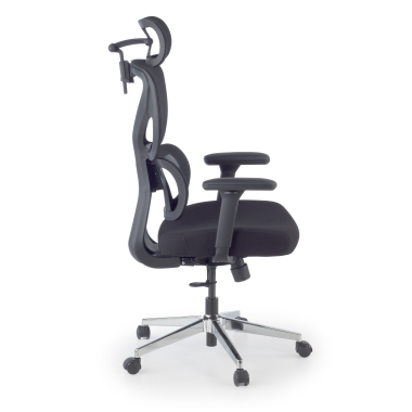 ergonomic chair black erghos air fabric 3d adjustable armrests lumbar support headrest 4