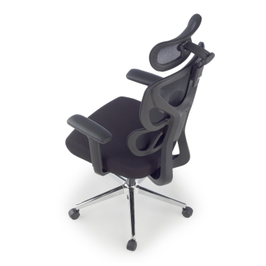 ergonomic chair black erghos air fabric 3d adjustable armrests lumbar support headrest 13