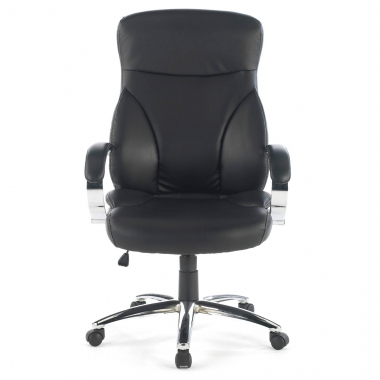 office chair black gouda synthetic leather upholstered armrests 3