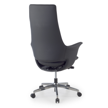 office chair black dortmund synthetic leather upholstered armrests 12