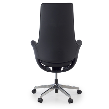 office chair black dortmund synthetic leather upholstered armrests 10