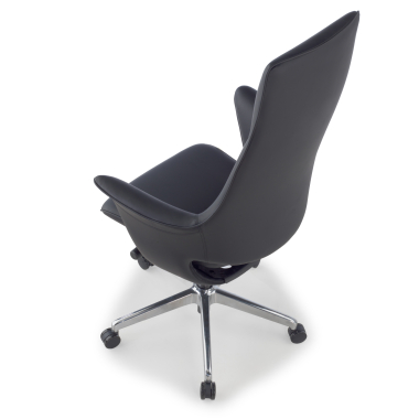 office chair black dortmund synthetic leather upholstered armrests 13