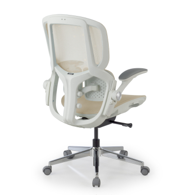 ergonomic chair beige erghos one without headrest mesh 3d adjustable armrests double lumbar support 11