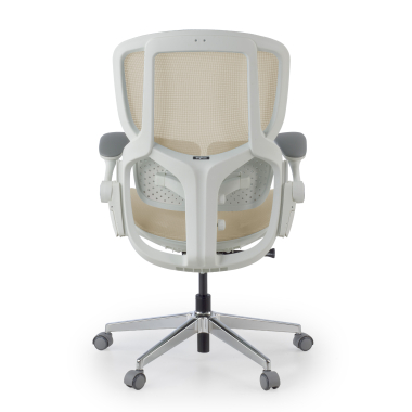 ergonomic chair beige erghos one without headrest mesh 3d adjustable armrests double lumbar support 12