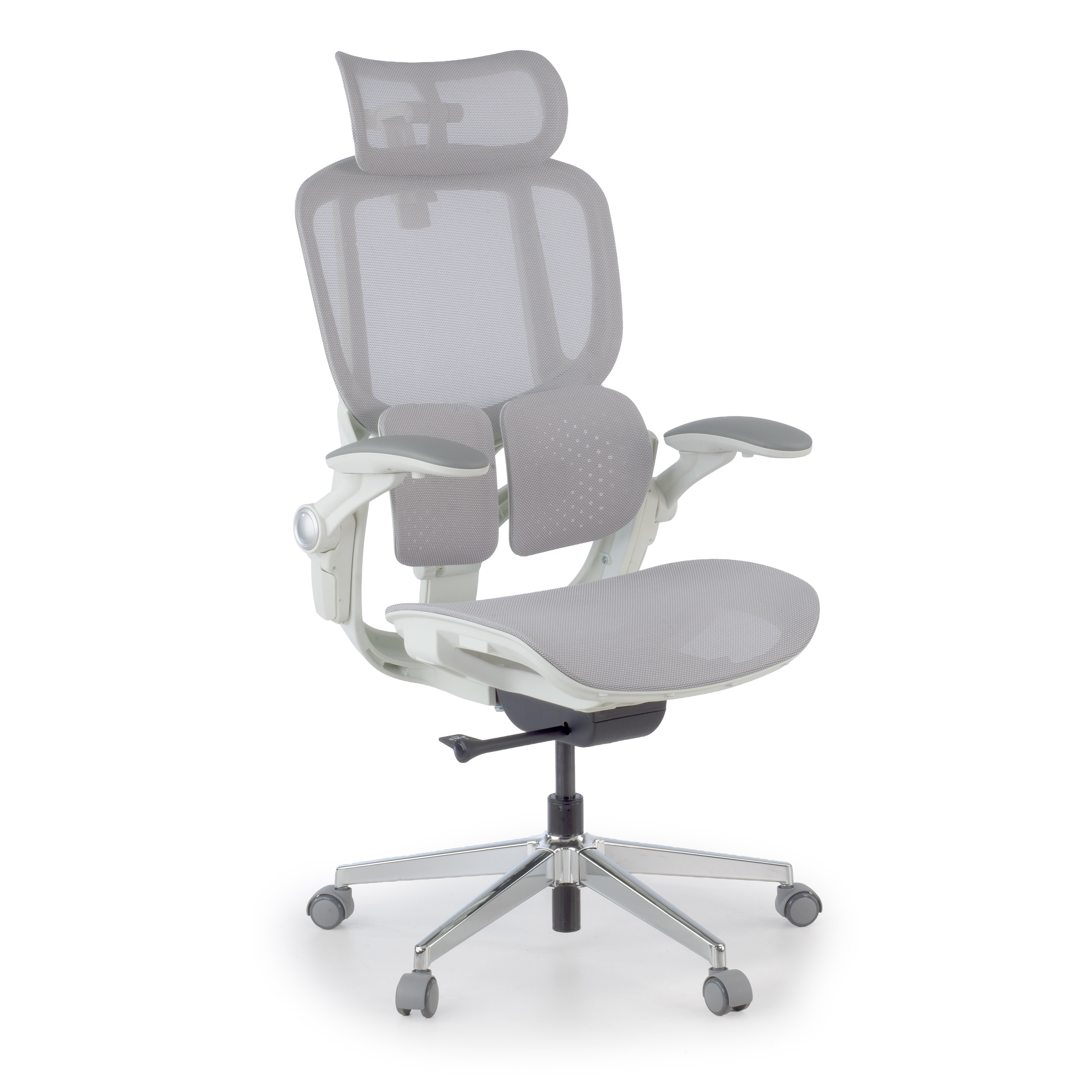 Ergonomic Chair with Headrest Erghos One, orthopaedic, double lumbar support
