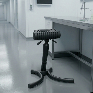 work and laboratory stool black work 12 plastic no armrests 2