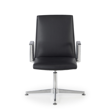 meeting room chair black meeting chair natural skin fixed armrests 3