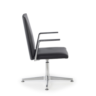meeting room chair black meeting chair natural skin fixed armrests 4