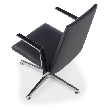 meeting room chair black meeting chair natural skin fixed armrests 7