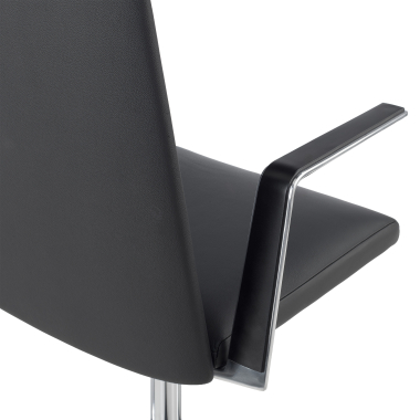 meeting room chair black meeting chair natural skin fixed armrests 6